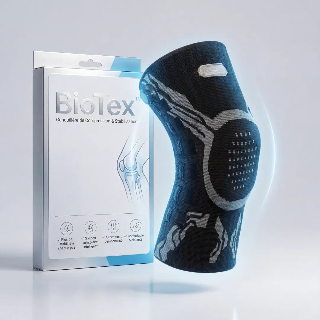 BioTex™ - Bamboe compressie kniebrace