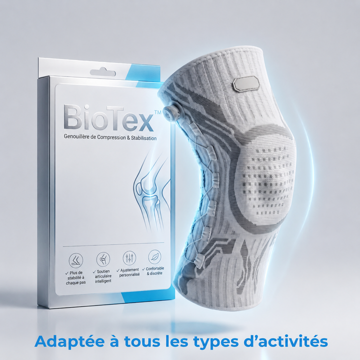BioTex™ - Bamboe compressie kniebrace
